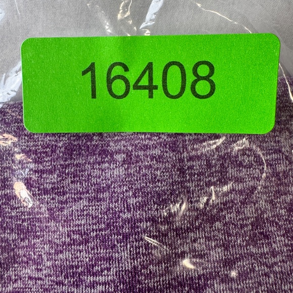 Adidas Women's Short Sleeve Athletic High Neck Top Purple Small Activewear Gym - Picture 15 of 15